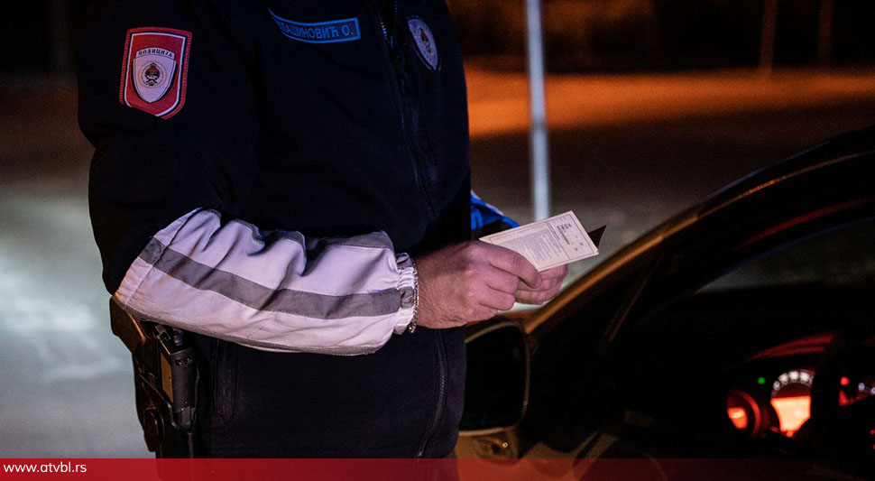 Zbog bahate vožnje Srdiću uručen prekršajni nalog