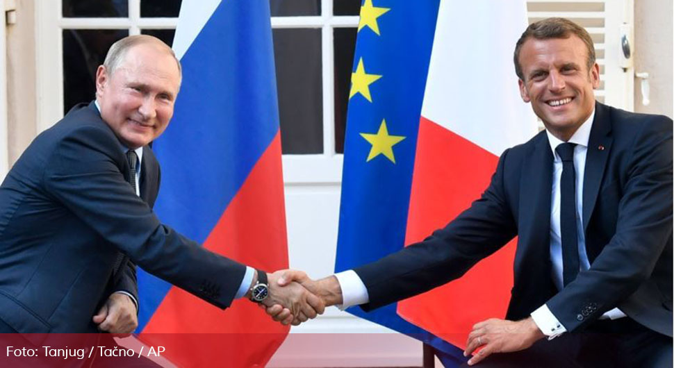 Makron: Francuska nikada neće podržati ideju o uništenju Rusije