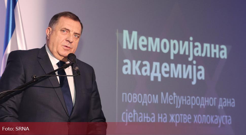 Dodik: Jasenovac je zajednička muka jevrejskog i srpskog naroda