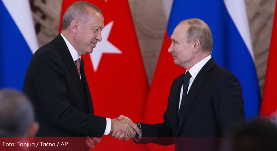 Kremlj potvrdio: Sastanak Putina i Erdogana u Sočiju
