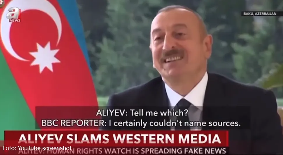 Kako je Alijev održao predavanje novinaru BBC-a: Šta radite Asanžu?