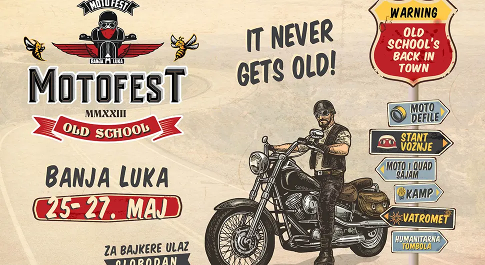 „Old School“ sa Moto Festom ponovo dolazi u Banjaluku