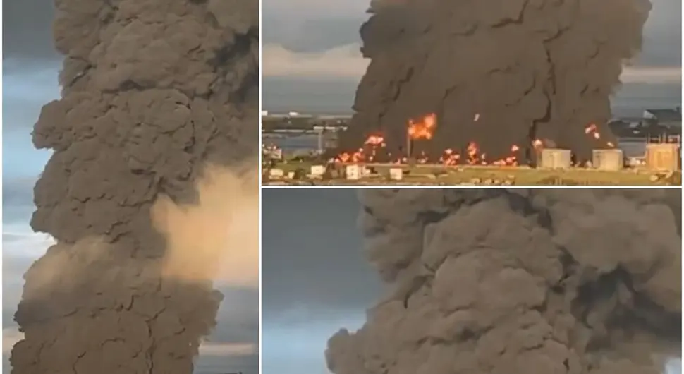 Masivan napad na Krimu: Ogroman crni oblak prekriva grad - VIDEO