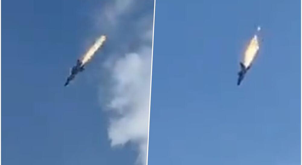 Kamera zabilježila pad MiG-31: Letjelica sa zapaljenim motorima projurila iznad građana!