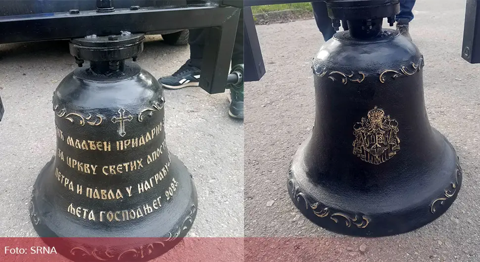 Teslićanin sa austrijskom adresom darovao zvono za hram kod Drvara