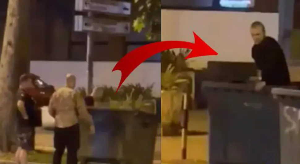 Glumio mangupa na ulici, pa ga ubacili u kontejner