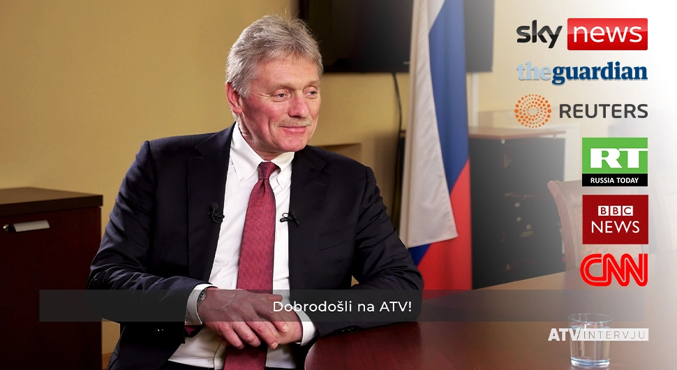 Intervju Peskova za ATV prenijeli brojni strani mediji
