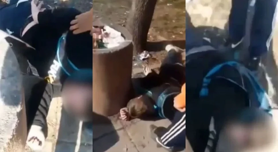 Stravičan snimak vršnjačkog nasilja: Šutirao dječaka koji je ležao pored kante u nesvijesti