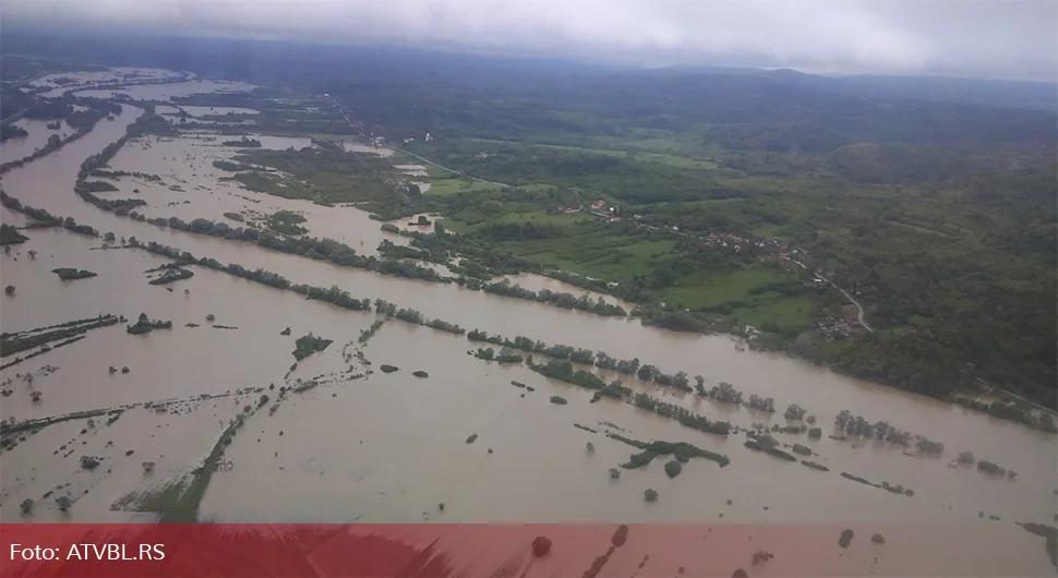 ATV na terenu sa Helikopterskim servisom Srpske: Pogledajte stanje u poplavljenim područjima