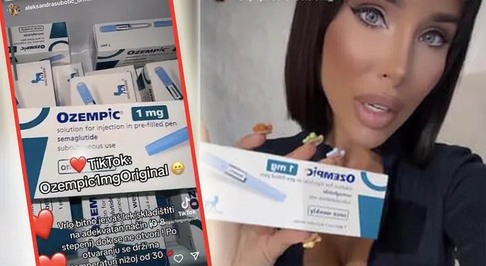 Starleta Aleksandra Subotić reklamira ilegalnu prodaju lijeka, čeka se inspekcija