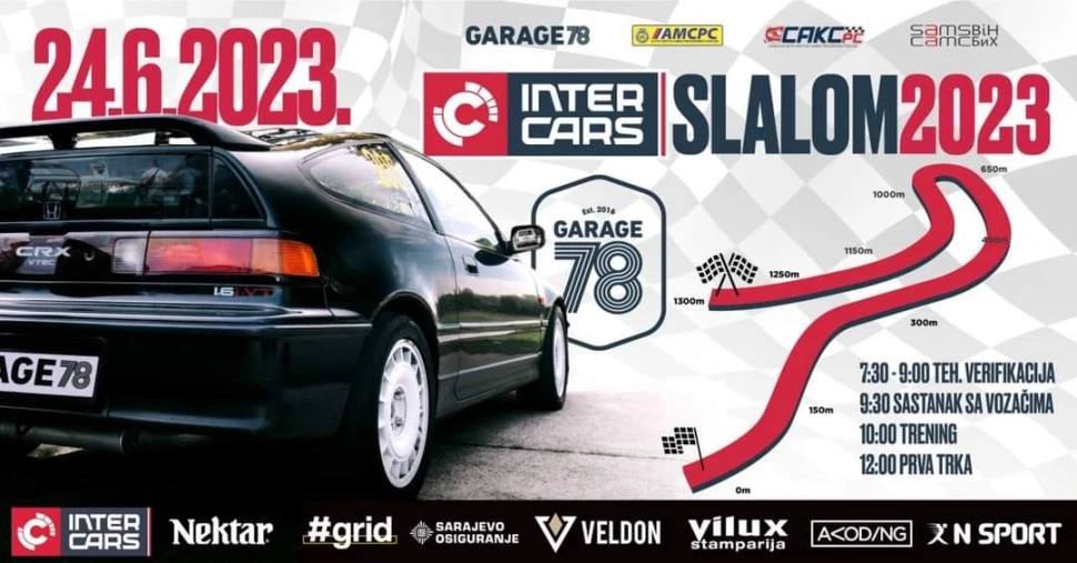 Očekuje nas odlična subota na stazi u Zalužanima - Garage78 organizuje slalom!