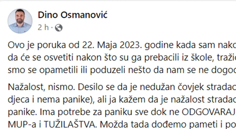 Političar iz Lukavca tvrdi da je upozoravao na prijetnje: Vjerovao sam sistemu, ne znam zašto