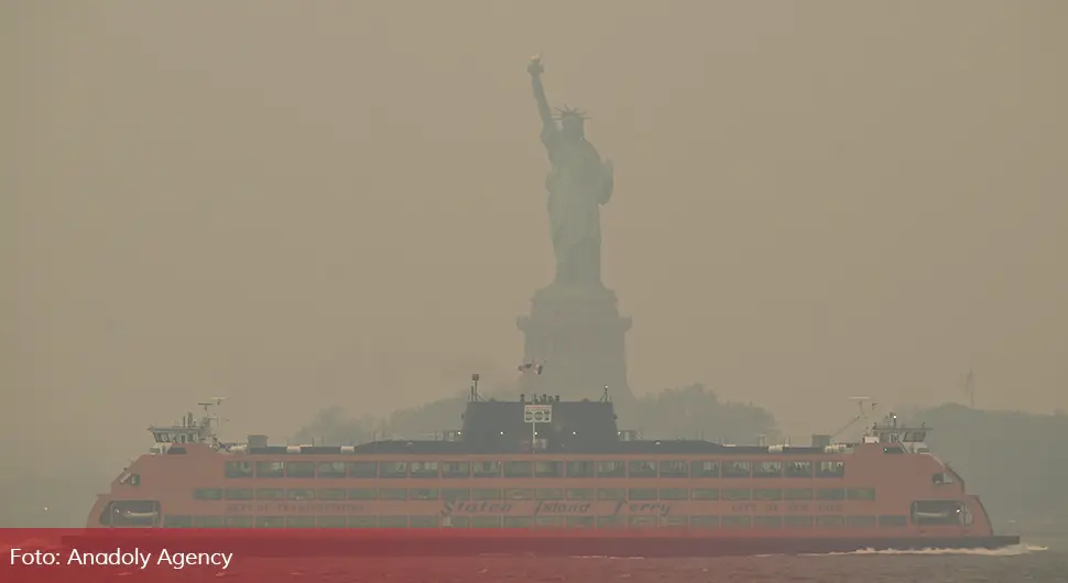 Zbog šumskih požara u Kanadi izdato upozorenje u Sjevernoj Americi