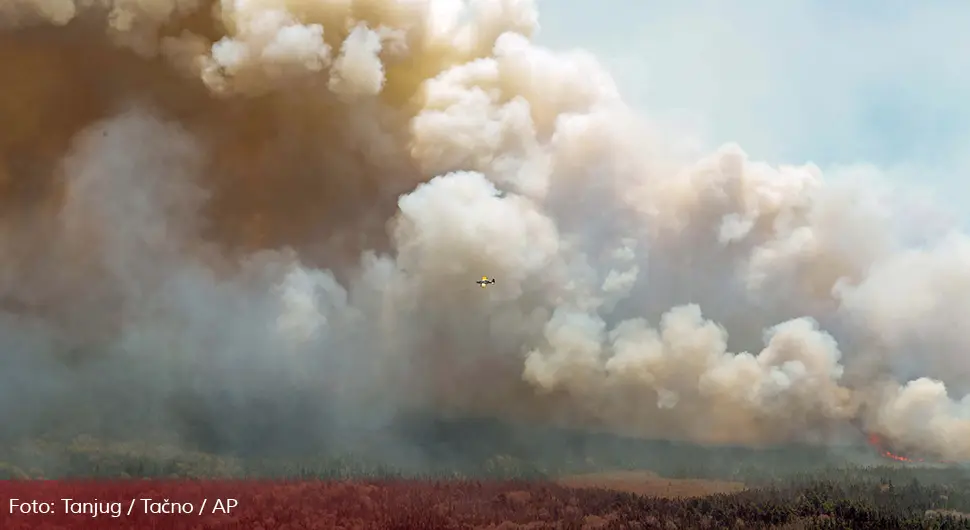 Očekuje se da će dim od šumskih požara u Kanadi stići do Norveške