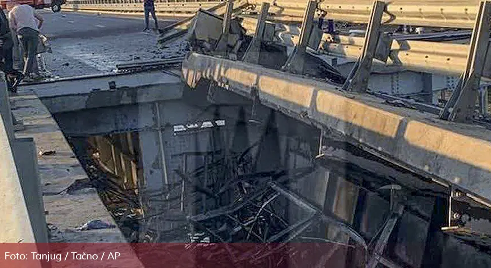 Pogledajte kako izgleda Krimski most nakon napada