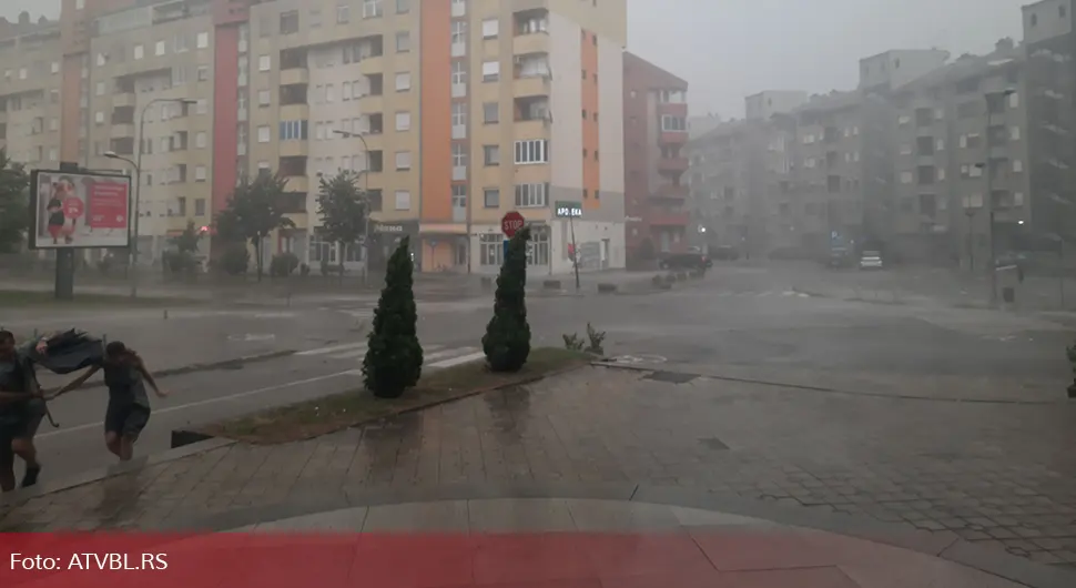 U Banjaluci ponovo jako nevrijeme