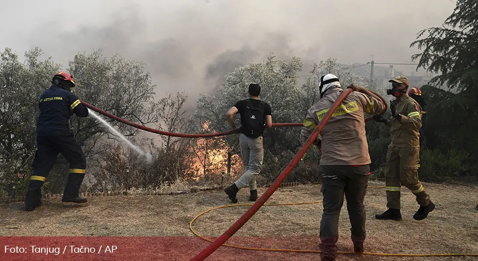 Srpski vatrogasac u Grčkoj: Odbranili smo naselje, ponosni smo