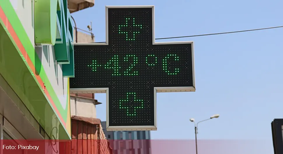 Upaljen narandžasti meteoalarm zbog visokih temperatura