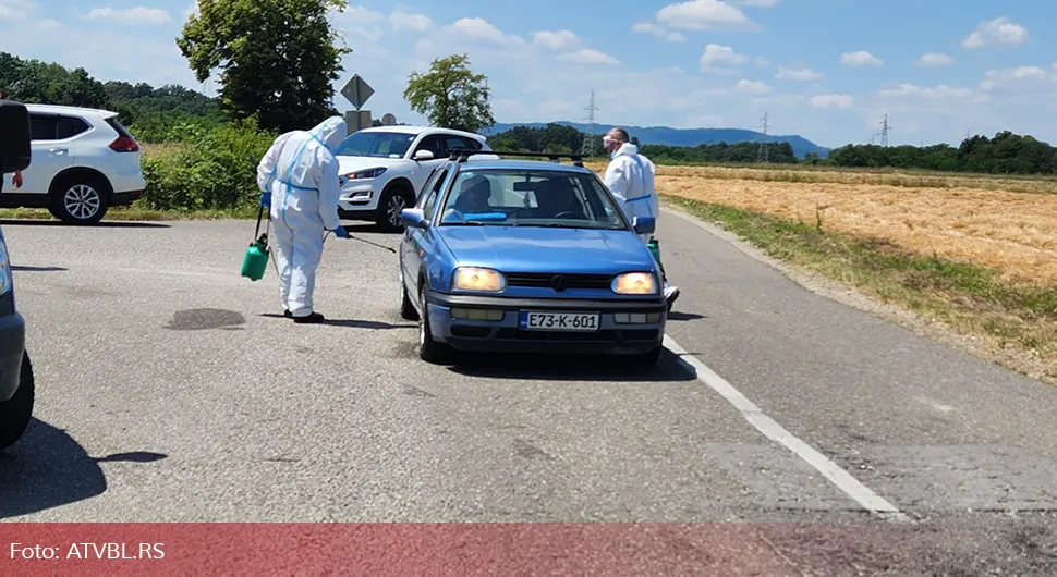 Ugljevik: Uspostavljena tri punkta za dezinfekciju vozila