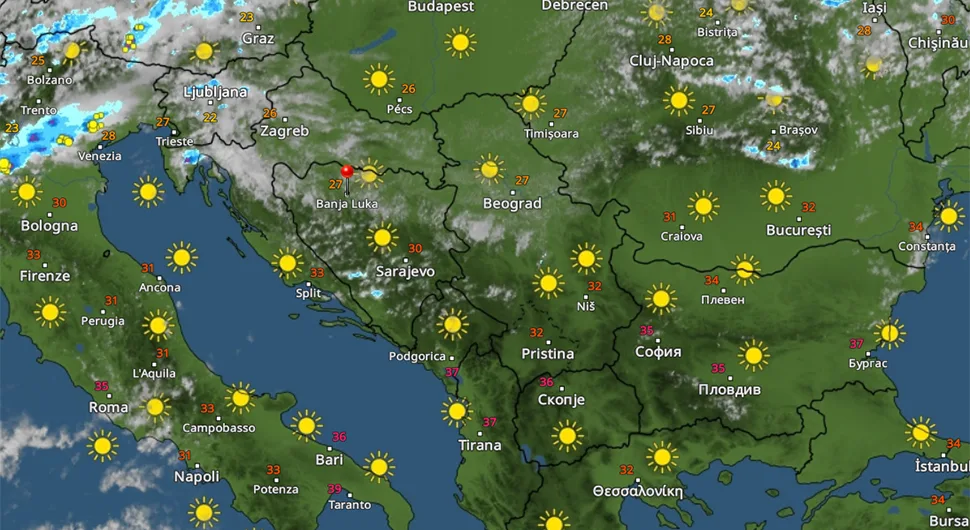 Pogledajte kako se regionom kreće oluja