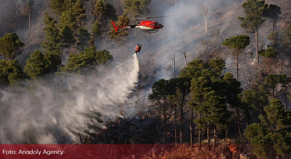 Prosegue la lotta agli incendi boschivi in ​​Sicilia