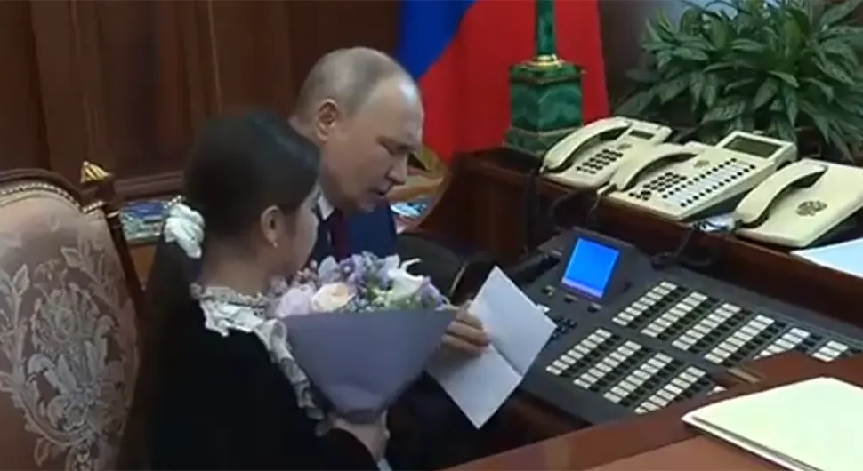Putin ugostio djevojčicu u Kremlju, zajedno tražili pare