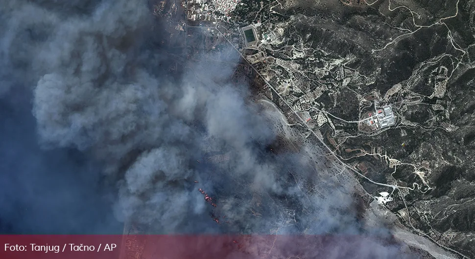 Stanje uzbune na Rodosu: Nastavlja se bitka sa požarima