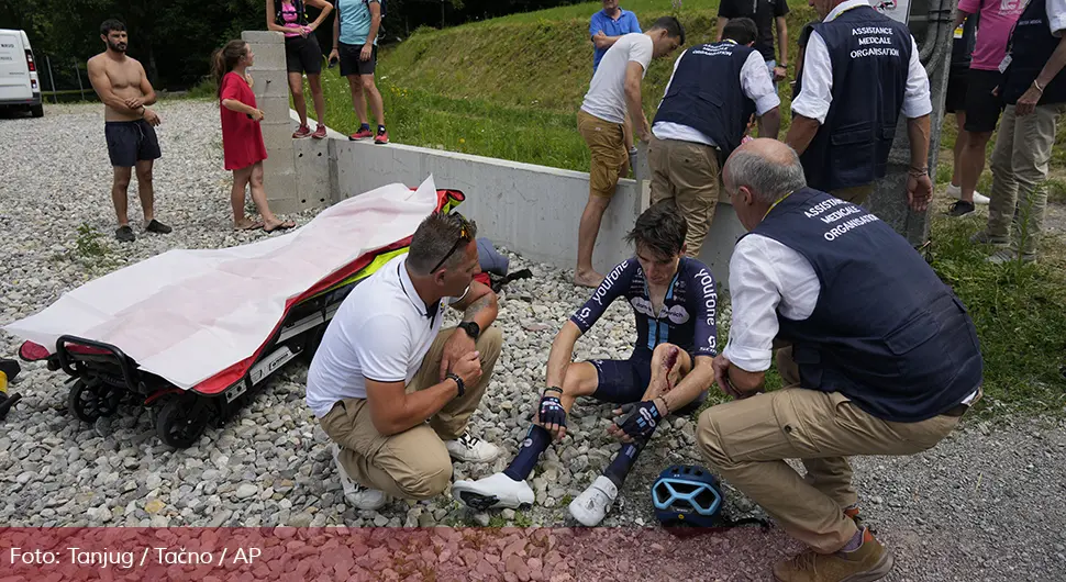 Sudar na Tur d' Fransu: Povrijeđeno 30 biciklista