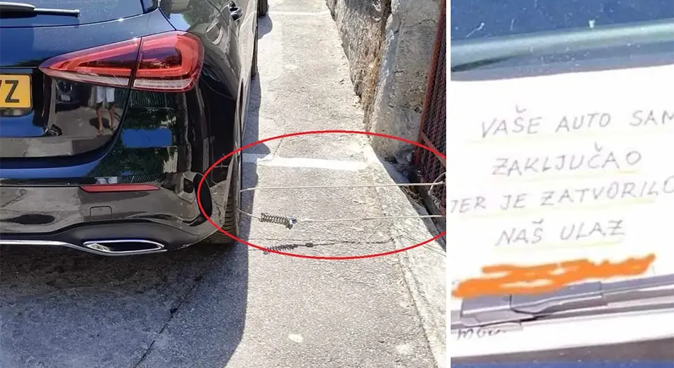 Osvetio se vozaču jer mu je stao na ulaz: Zavezao sam ti auto!