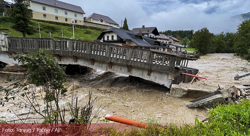Evakuacija u Sloveniji: Nasip probijen, očekuju se nove oluje