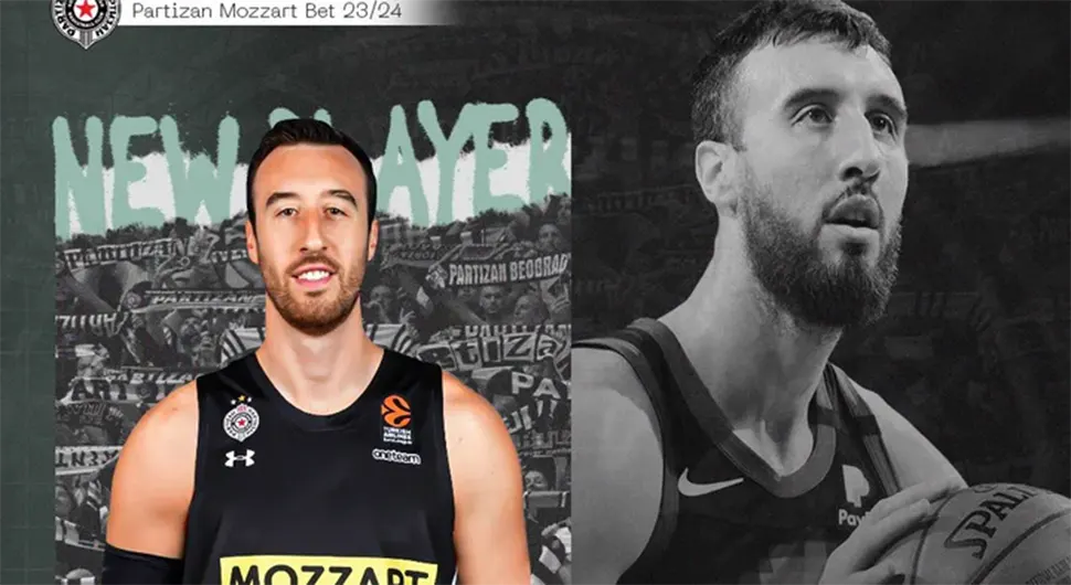 Partizan doveo strašno pojačanje! Kaminski je novi centar crno-bijelih