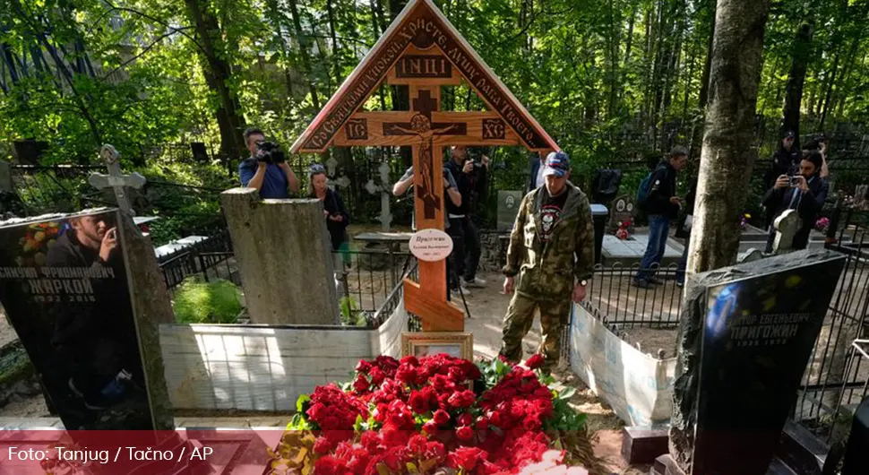 Ovo je grob Jevgenija Prigožina: Natpis na krstu privlači pažnju
