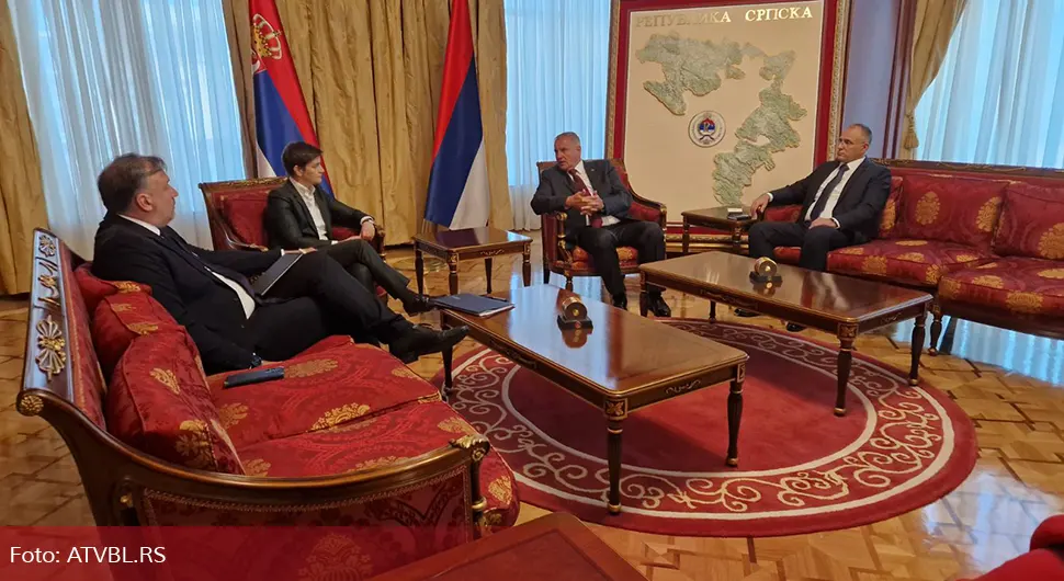 Sastanak predsjednika Vlada Srpske i Srbije