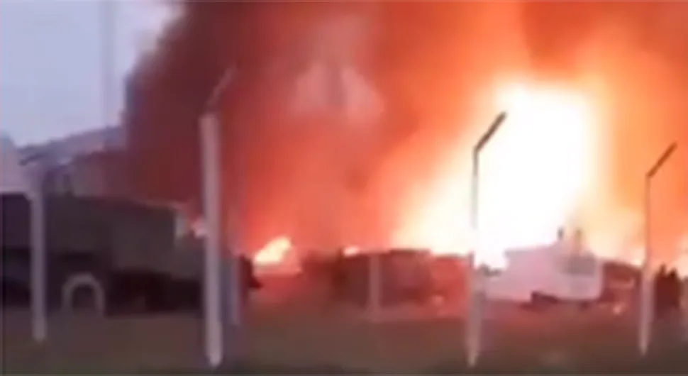 Снажна експлозија на бензинској пумпи у Нагорно Карабаху