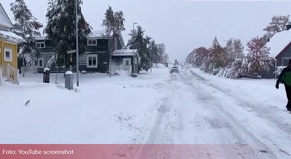 Snijeg u Švedskoj: Najviše padavina za ovaj period u posljednjih 118 godina