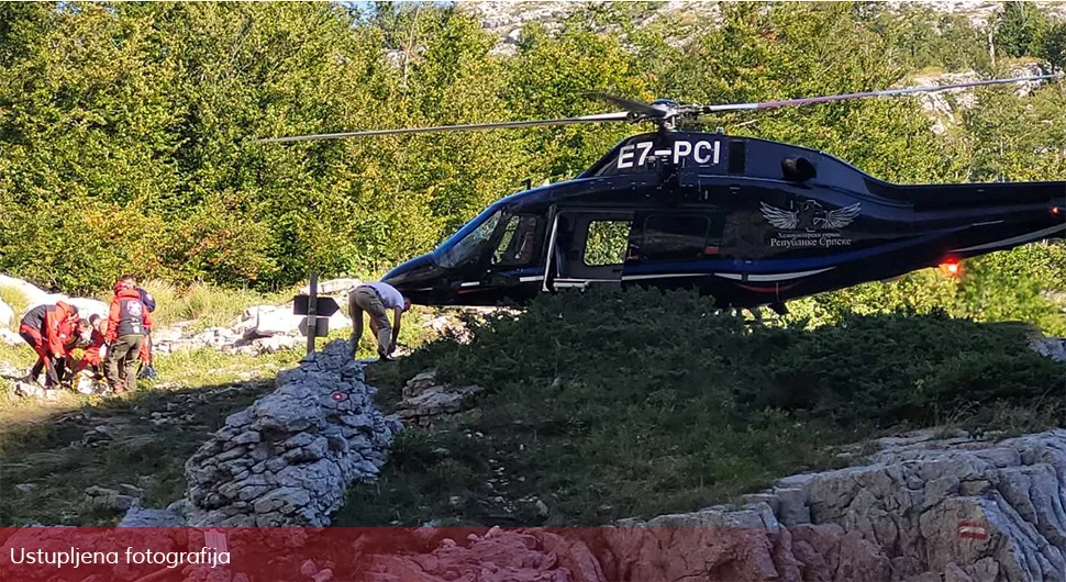 Pripadnici Helikopterskog servisa Srpske intervenisali na Veležu