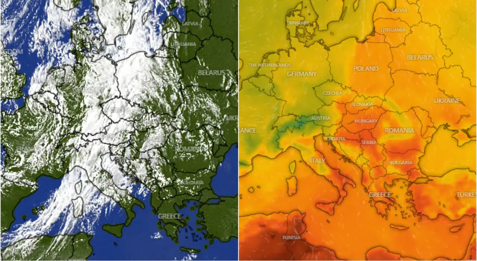 Kreće se prema nama: Stiže hladan front sa grmljavinom i pljuskovima