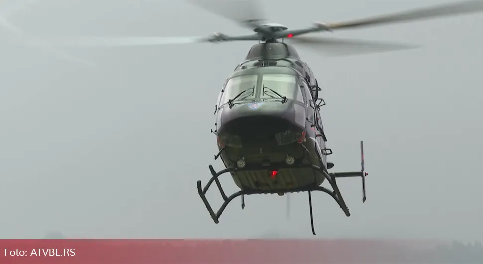 Helikopter SAJ-a prinudno sletio u Zalužane