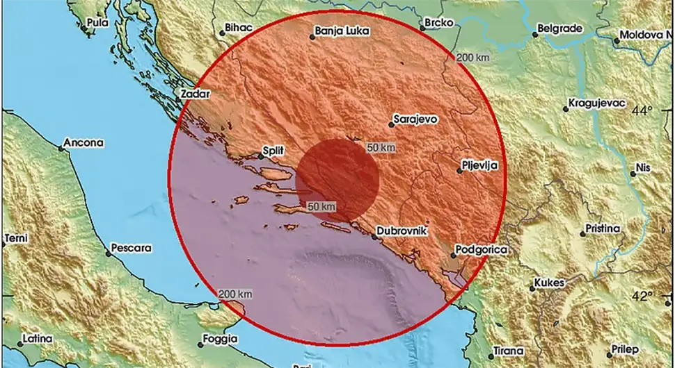 Јак земљотрес погодио БиХ