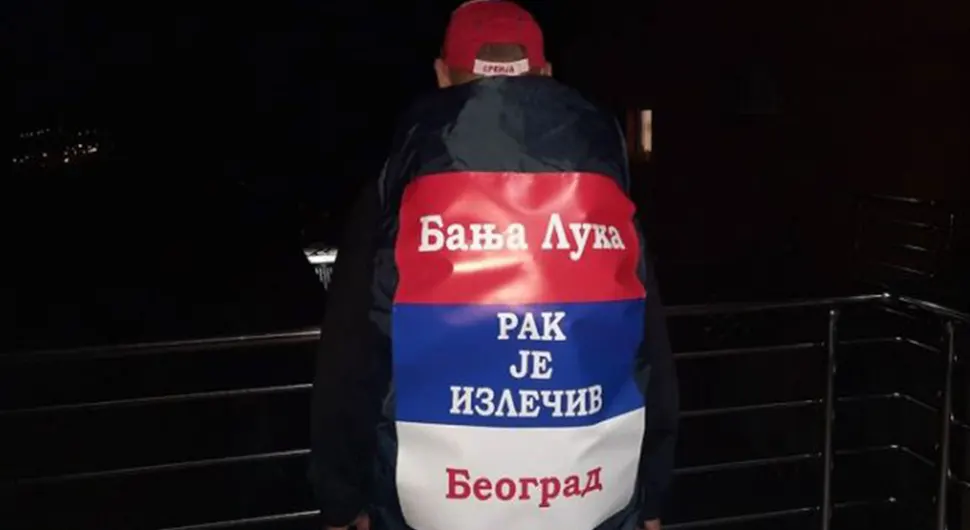 Banjalučanin koji boluje od raka pješke krenuo u Beograd na operaciju