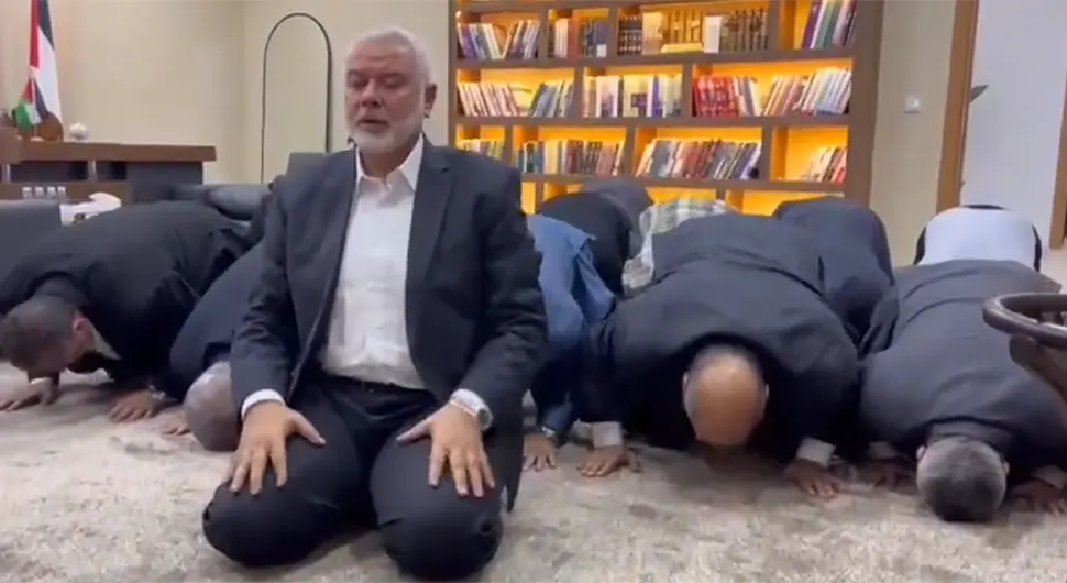 Lider Hamasa uživa u luksuzu u drugoj zemlji: Pojavio se snimak dok gleda napad