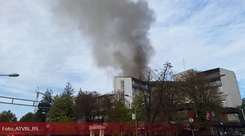 Požar u centru Banjaluke