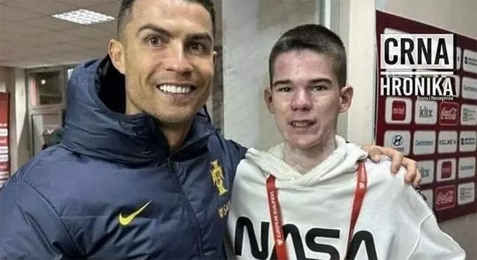 Kristijano Ronaldo ispunio želju bolesnom dječaku iz Mostara