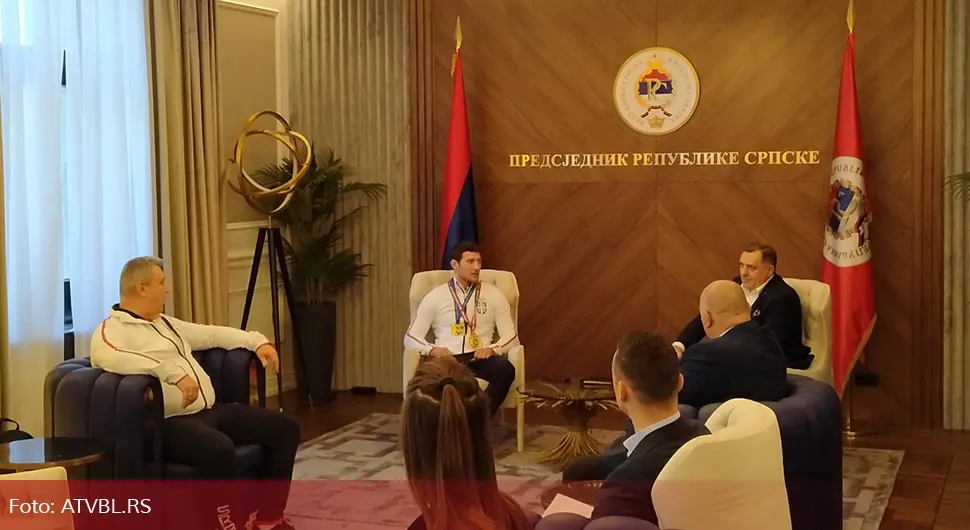 Пријем за Немању Мајдова у Палати Републике Српске