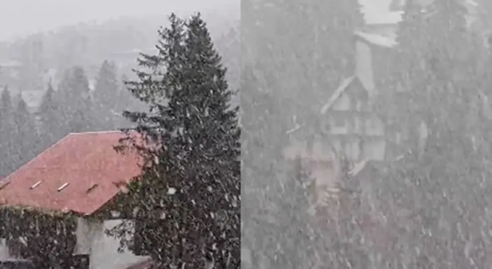 Snijeg stigao u dio BiH