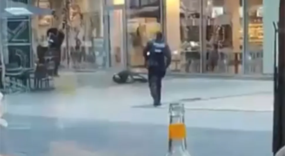 Драма у Њемачкој: Полиција упуцала мушкарца, пролазници све снимали