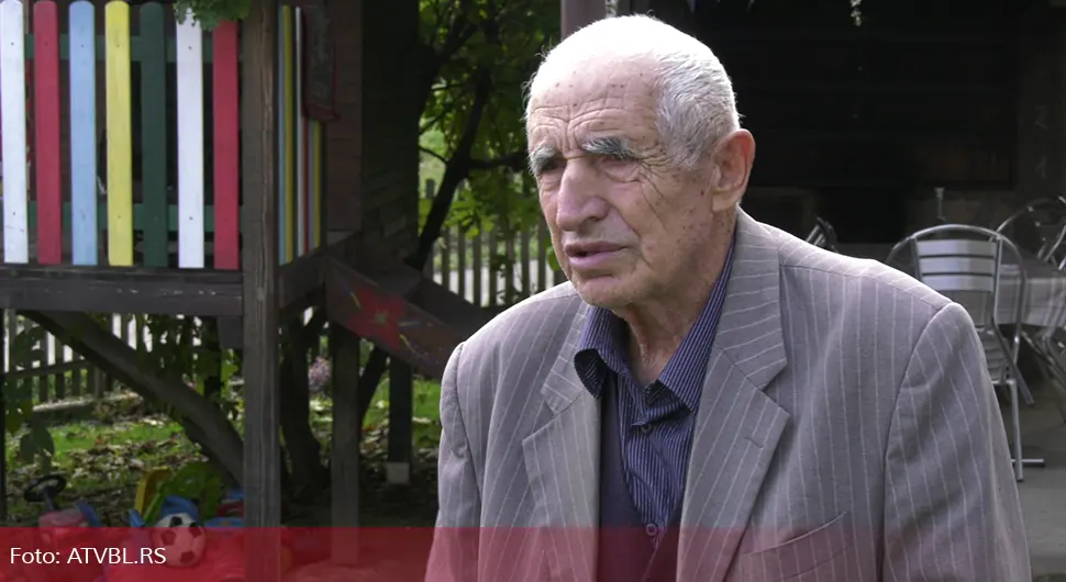 Petar (90) je najstariji neimar podmajevičkog kraja