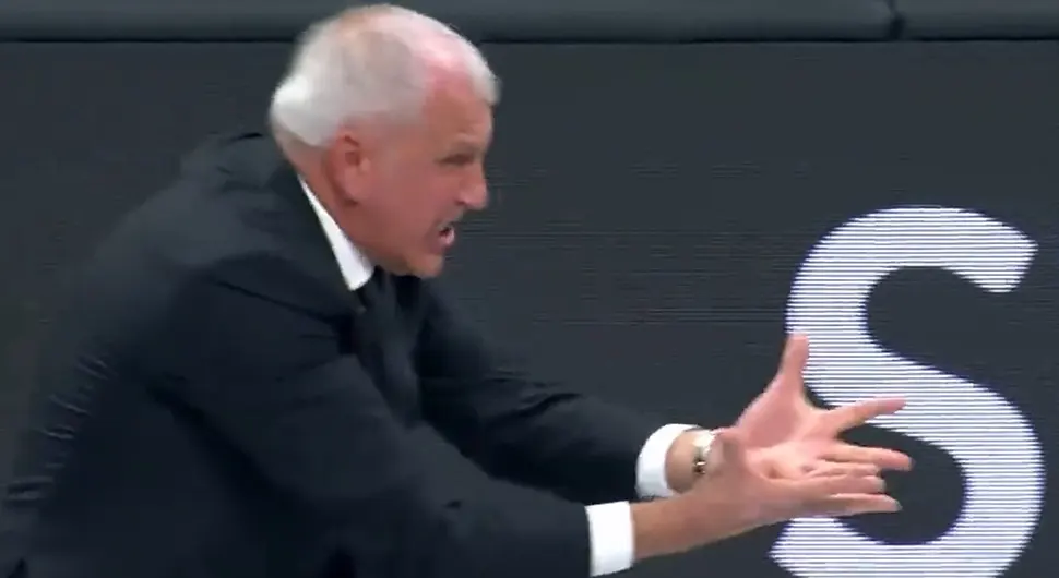 Partizanova igra u odbrani razljutila Obradovića, ovu reakciju morate da vidite