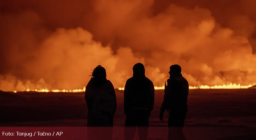 Pogledajte dramatične snimke erupcije vulkana na Islandu