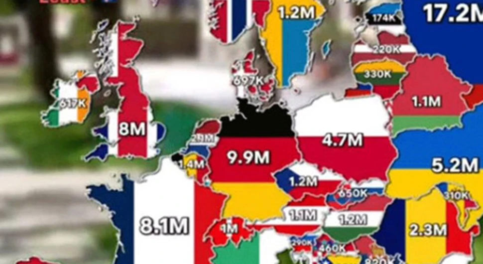 Objavljena mapa LGBT populacije u Еvropi: Еvo koliko ih je u BiH